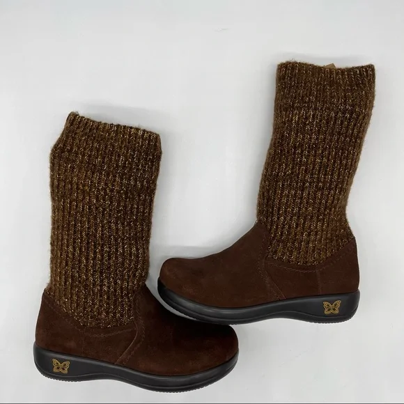 ALEGRIA Juneau Pull on Sweater Knit Boot Size 37 - Picture 3 of 14